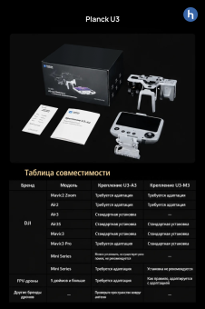 Тепловизионная камера для БПЛА Planck U3