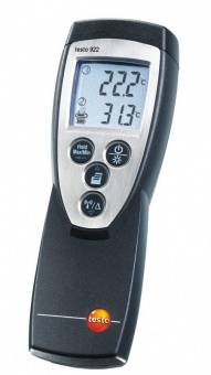 TESTO 922. 2­Х КАНАЛЬНЫЙ ПРИБОР ДЛЯ ИЗМЕРЕНИЯ ТЕМПЕРАТУРЫ